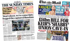 The Papers: 'How many OAPs will freeze' and 'don't shoot'