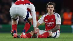 Calafiori injury 'a worry' as Arsenal have 'questions to answer'