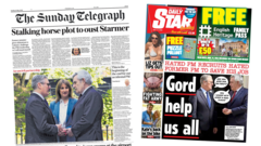 The Papers: 'Plot to oust Starmer' and 'Gord help us all'