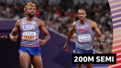Can Hughes Reach the 200m Final After Lyles' Record-Breaking Run?