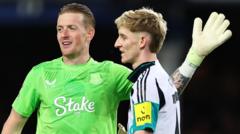 Pickford produces more penalty heroics - despite Gordon 'double bluff'