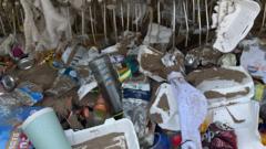 Heatwave brings traffic chaos and litter 'horror'