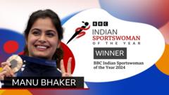 Bhaker named BBC Indian Sportswoman of the Year