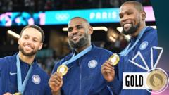 USA beat hosts France to win fifth Olympic gold in a row – highlights