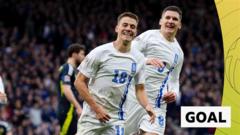 Konstantelias levels tie for Greece with Hampden opener