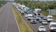 Roads 'not built to cope' with M5 closures