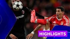 Benfica held by Bologna in fiery match with 10 bookings