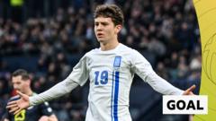 Karetsas stunner gives Greece aggregate lead over Scotland