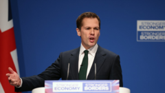 Shadow justice secretary Robert Jenrick sacked over defection plot