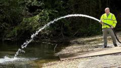Village pond gets top up after wildlife threatened