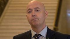 'I'll announce a new health minister on on Thursday,' says Burrows, after Nesbitt row