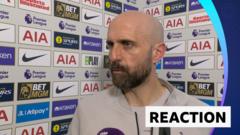 'Everyone knows Spurs are in a relegation battle'