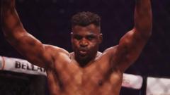 Emotional Ngannou stops Ferreira in first round on MMA return