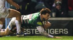 Leicester leave it late to beat Exeter