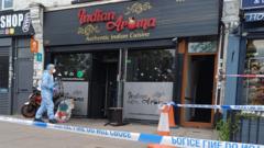 Three people in life-threatening condition after restaurant 'arson attack'