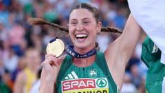O'Connor secures European gold in heptathlon