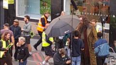 Watch: Filming of new Harry Potter series spotted in London