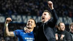 Rangers win on penalties to reach Europa quarter finals