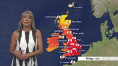 Watch: Friday to bring more hot weather