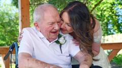 Bride has two weddings in two days for grandad with dementia