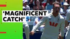 'Absolutely sensational' - Labuschagne catch removes Pope