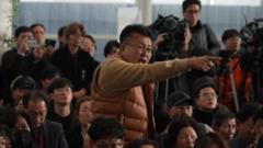 Grief and anger from families at South Korea airport