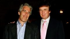 White House hits back at reports Trump named in Epstein files