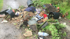 Lack of action on fly-tipping by council frustrating residents