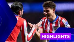 Ten-man Atletico Madrid fight back to beat Leverkusen