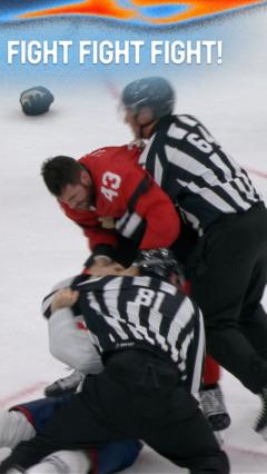 Canada and France match descends into brawl