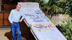 Berlin Wall in garden breaches planning rules