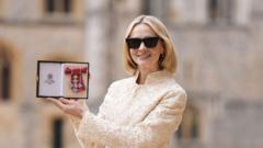 Carey Mulligan awarded CBE at Windsor Castle