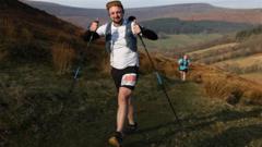 Runner died falling off knife-edge ridge while picking up his dog