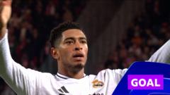 Bellingham doubles Real Madrid’s lead against Brest