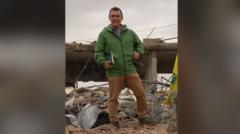 BBC visits scene of deadly strike in Lebanon