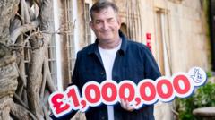 Man wins £1m using late dad's lottery numbers