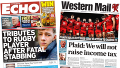 Sextortion nightmare and tributes to rugby player