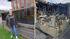 Homes of residents caught in dispute catch fire on same day