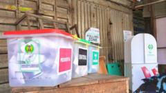 Ballot boxes for 2023 elections on display