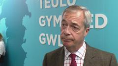 Farage 'stunned' ex-Wales Reform leader took bribes