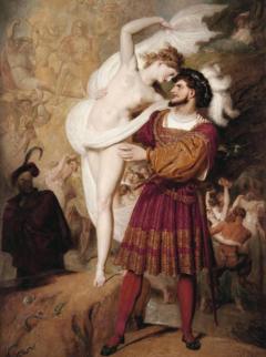 Fausto e Lilith, por Richard Westall, 1831