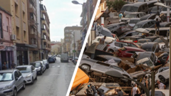 Scale of Spain floods destruction shown in before and after photos