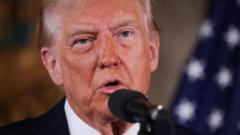 Trump threatens "very high" tariffs on Denmark over Greenland