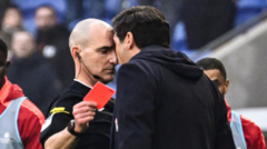 Lyon boss Fonseca gets nine-month ban for confronting referee