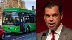 Llafur yn addo cap ar brisiau tocynnau bysiau os yn cael eu hethol