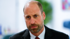 William pays visit to severely ill children from Gaza