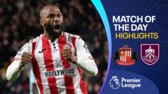 Thiago scores twice as Brentford beat Burnley