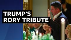 Watch: President Trump's White House tribute to McIlroy