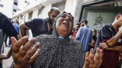 Israel bombards Gaza City as UK and allies demand action against 'unfolding famine'