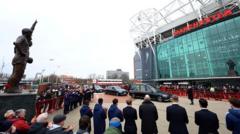 Fans bid farewell to Denis Law at United star’s funeral